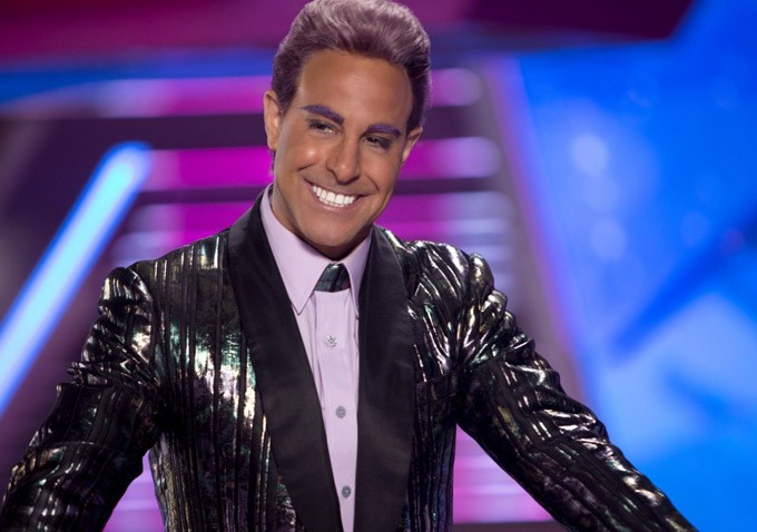 Stanley Tucci stars as Caesar Flickerman in Lionsgate Films' The Hunger Games: Catching Fire (2013)