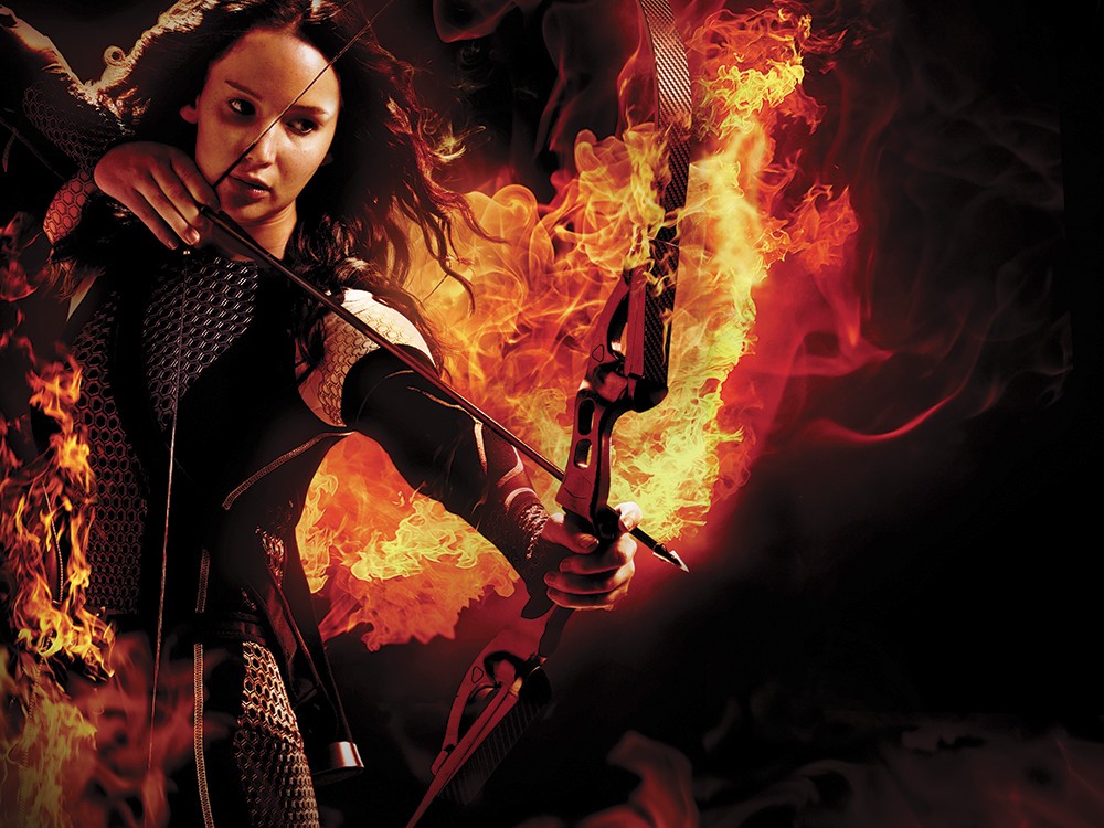 Jennifer Lawrence stars as Katniss Everdeen in Lionsgate Films' The Hunger Games: Catching Fire (2013)