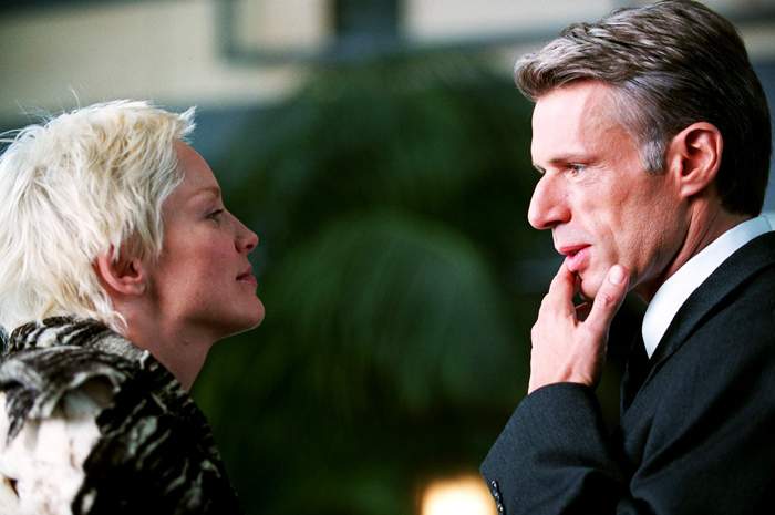 Lambert Wilson and Sharon Stone in Warner Bros.' Catwoman (2004)