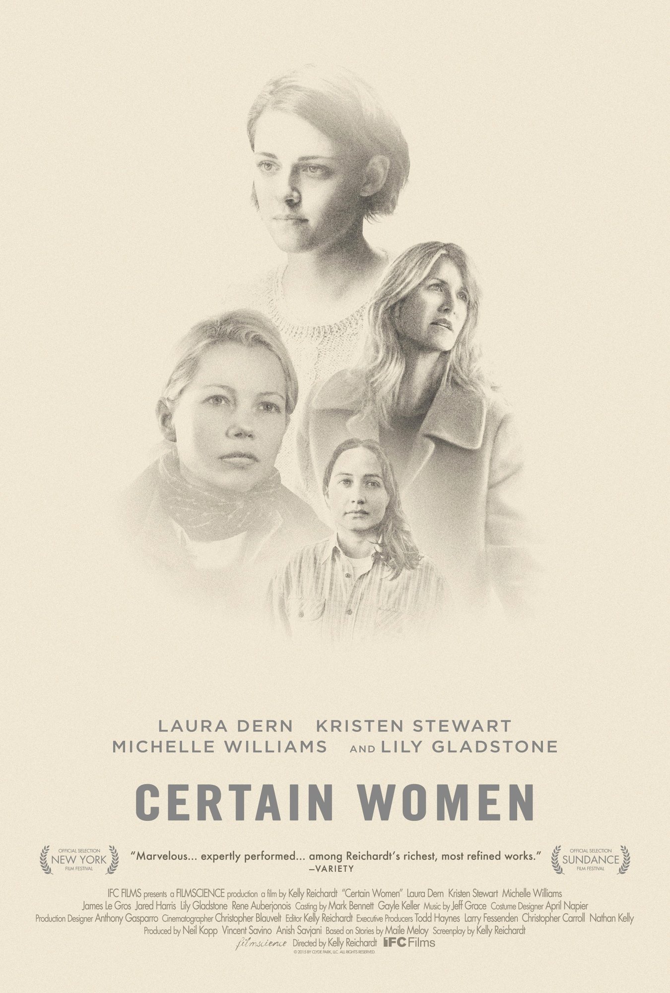 Poster of IFC Films' Certain Women (2016)