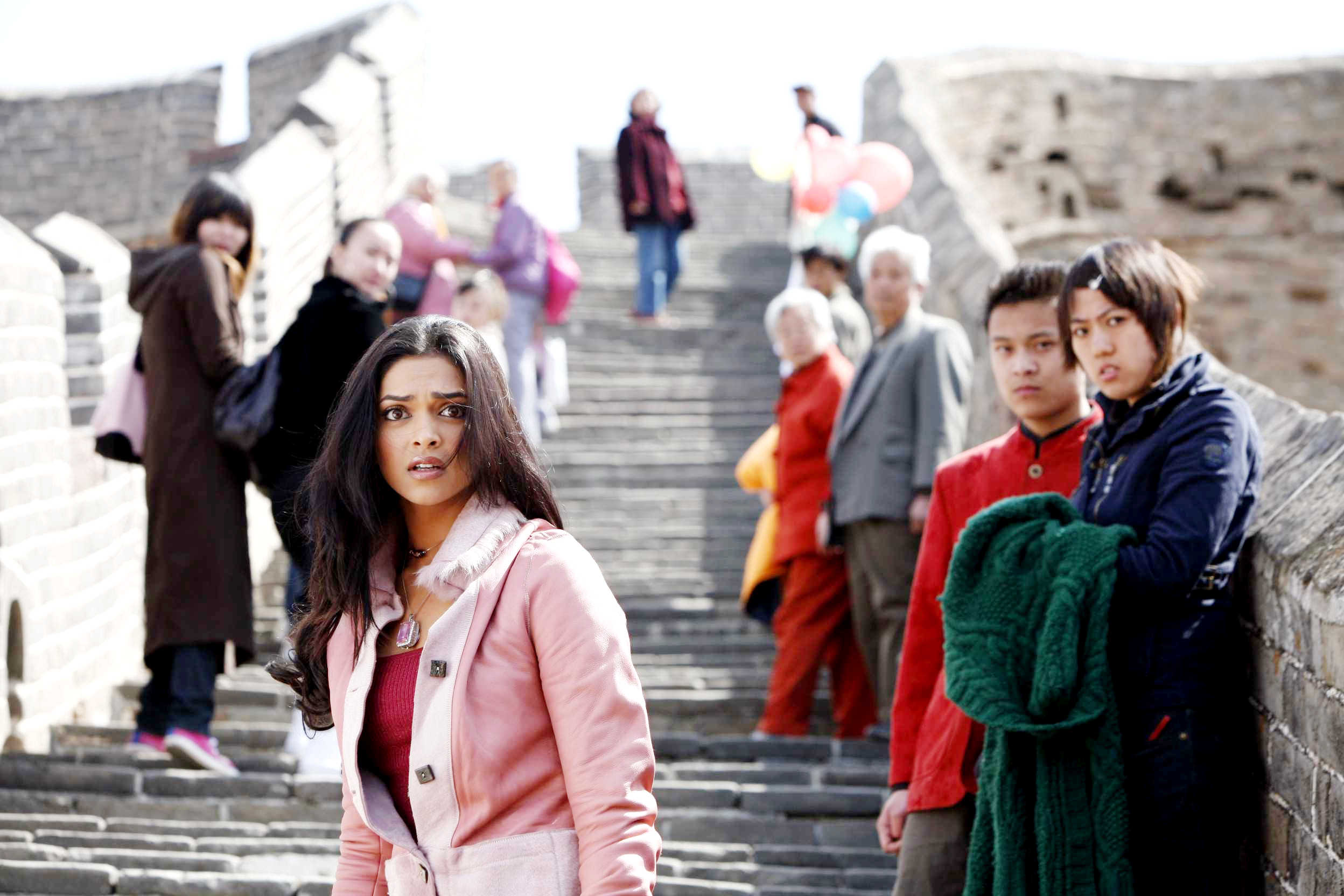 Deepika Padukone stars as Sakhi in Warner Bros. Pictures' Chandni Chowk to China (2009). Photo credit by Sheena Sippy.