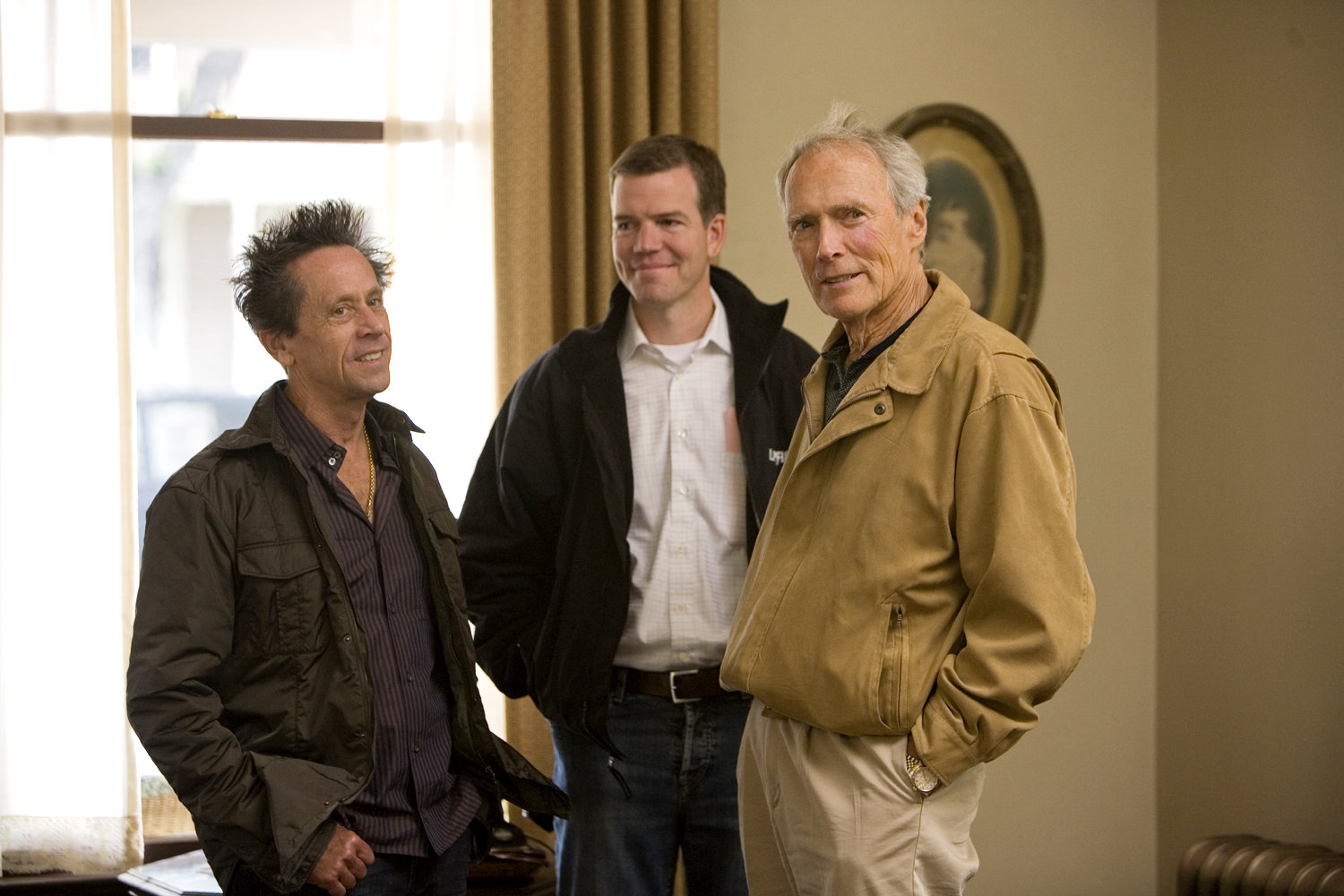 Brian Grazer, Robert Lorenz and Clint Eastwood in Universal Pictures' Changeling (2008)