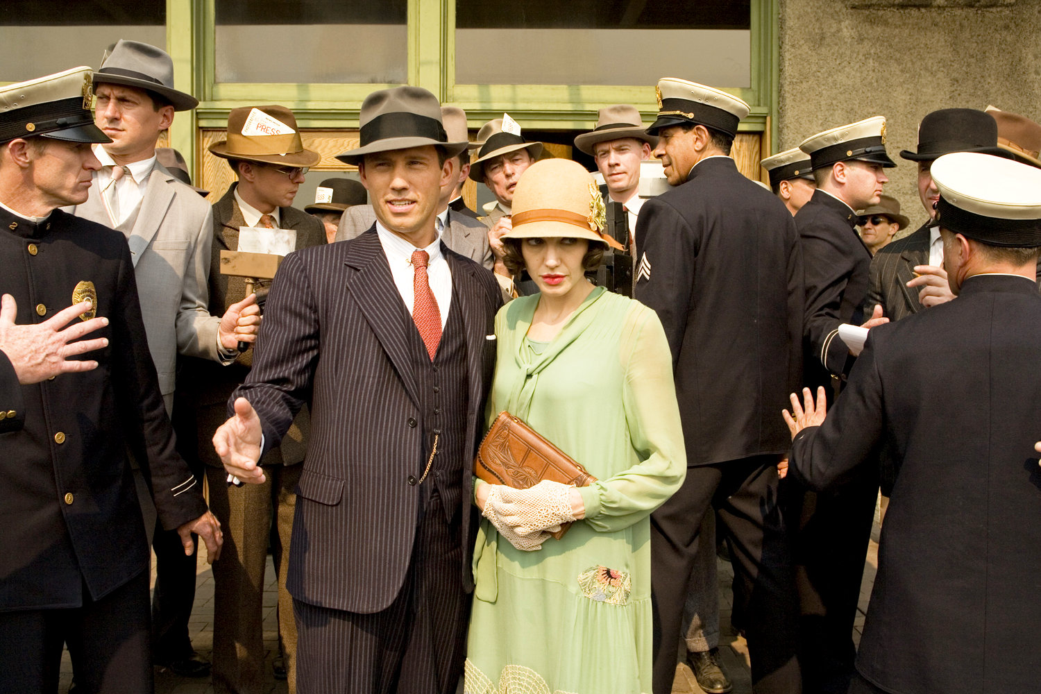 Jeffrey Donovan stars as Capt. J.J. Jones and Angelina Jolie stars as Christine Collins in Universal Pictures' Changeling (2008)