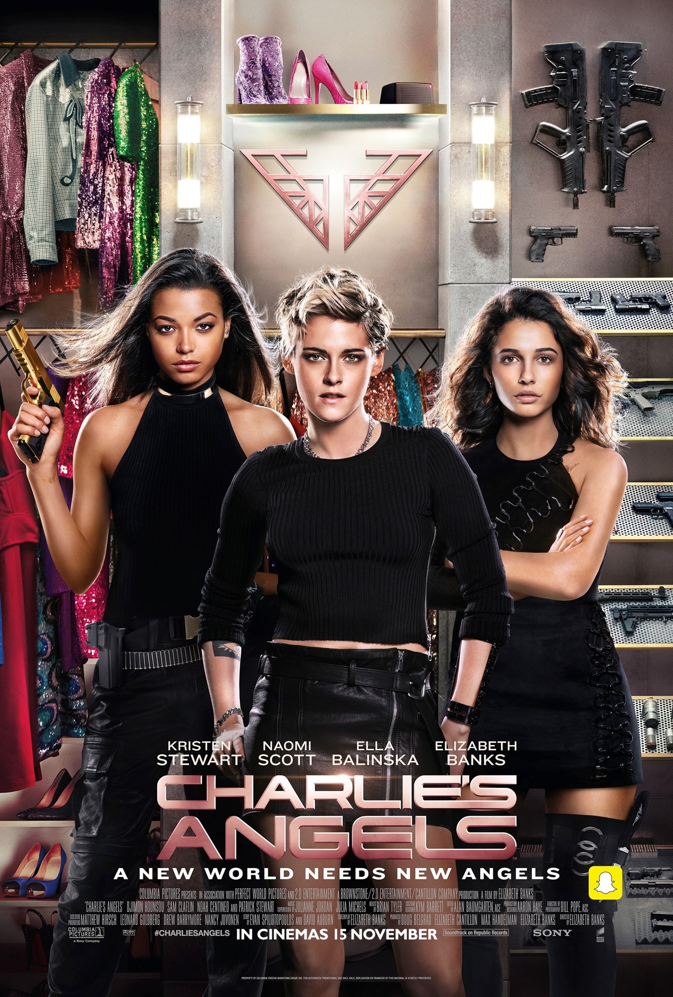 Poster of Sony Pictures' Charlie's Angels (2019)