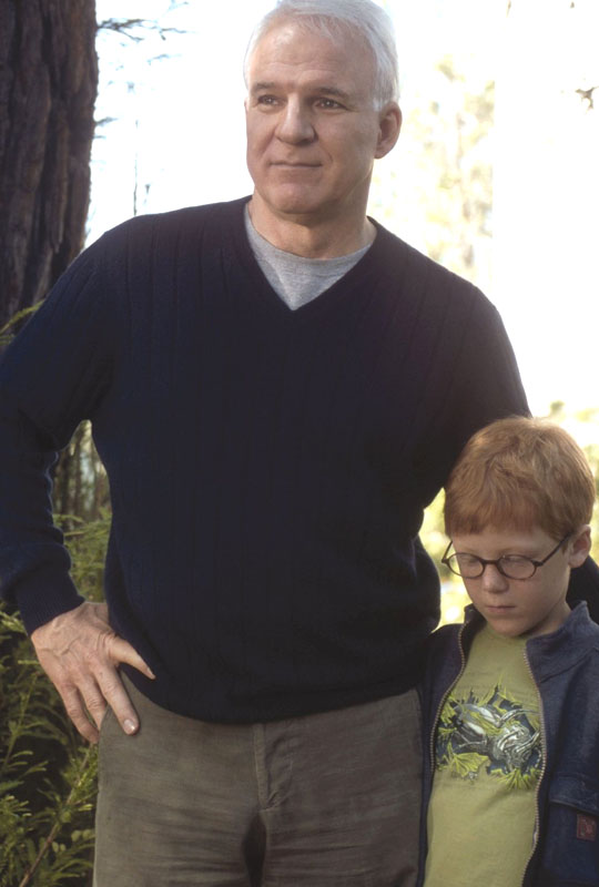 Steve Martin and Forrest Landis in The 20th Century Fox' Cheaper by the Dozen (2003)