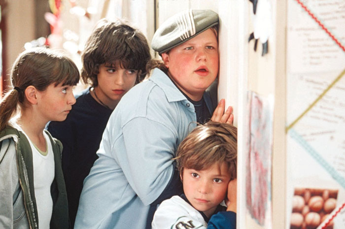 Alyson Stoner, Jacob Smith, Kevin G. Schmidt and Blake Woodruff in The 20th Century Fox' Cheaper by the Dozen (2003)