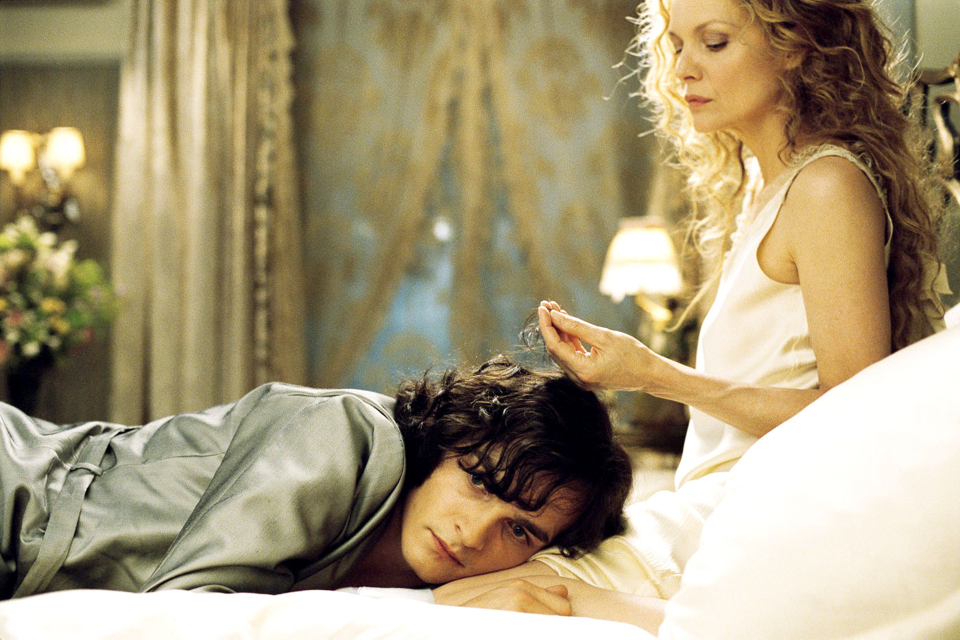 Rupert Friend stars as Cheri and Michelle Pfeiffer stars as Lea de Lonval in Miramax Films' Cheri (2009)