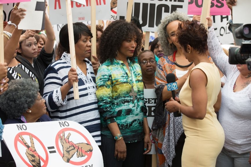 Angela Bassett stars as Miss Helen in Roadside Attractions' Chi-Raq (2015)