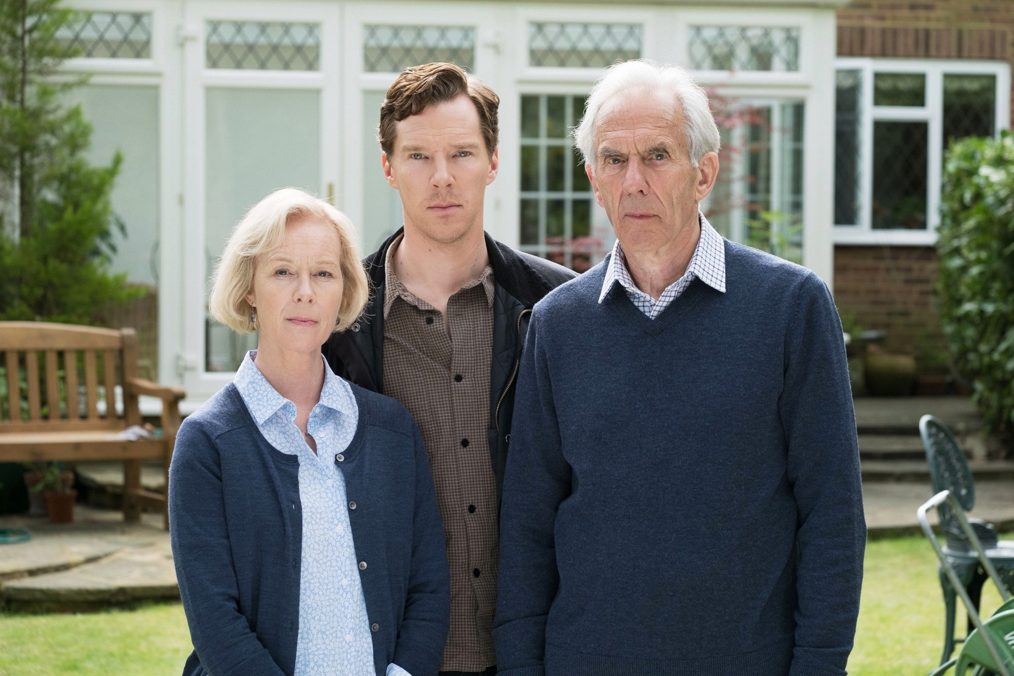 Geraldine Alexander, Benedict Cumberbatch and Richard Durden in PBS' The Child in Time (2018)