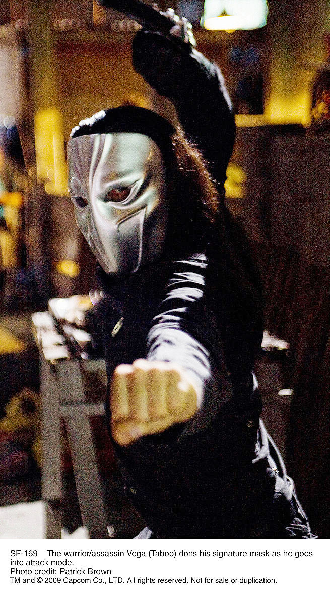 Taboo stars as Vega in The 20th Century Fox's Street Fighter: The Legend of Chun-Li (2009). Photo credit by Patrick Brown.