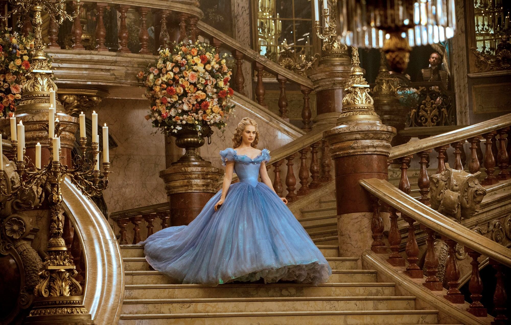Lily James stars as Cinderella in Walt Disney Pictures' Cinderella (2015)