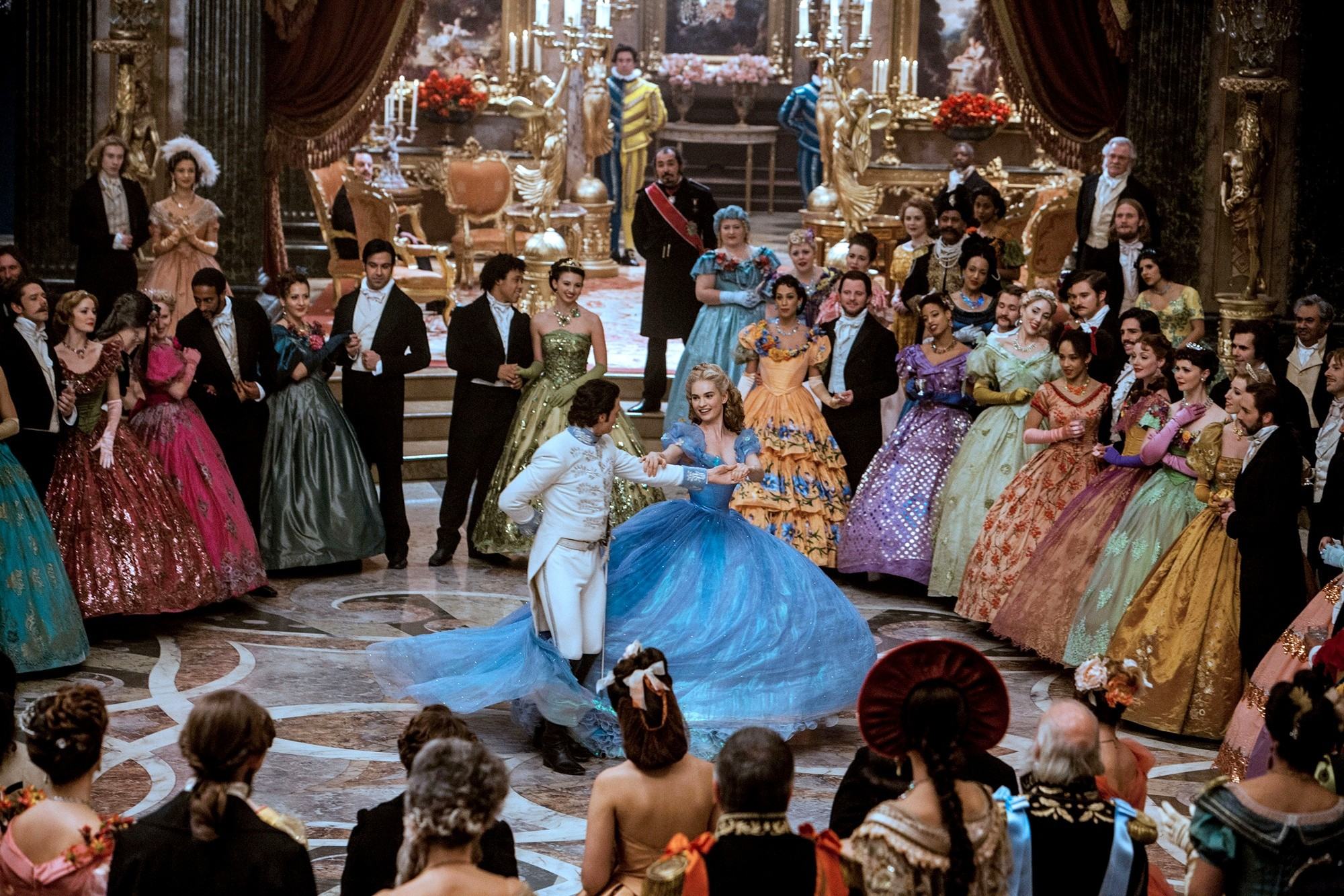Richard Madden stars as Prince Charming and Lily James stars as Cinderella in Walt Disney Pictures' Cinderella (2015)