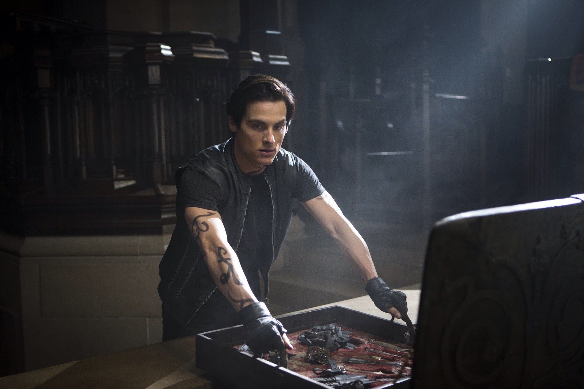 Kevin Zegers stars as Alec Lightwood in Screen Gems' The Mortal Instruments: City of Bones (2013). Photo credit by Rafy.
