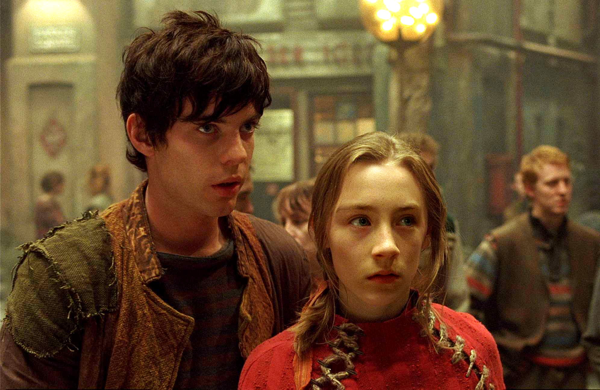 Harry Treadaway stars as Doon Harrow and Saoirse Ronan stars as Lina Mayfleet in Fox-Walden's City of Ember (2008)