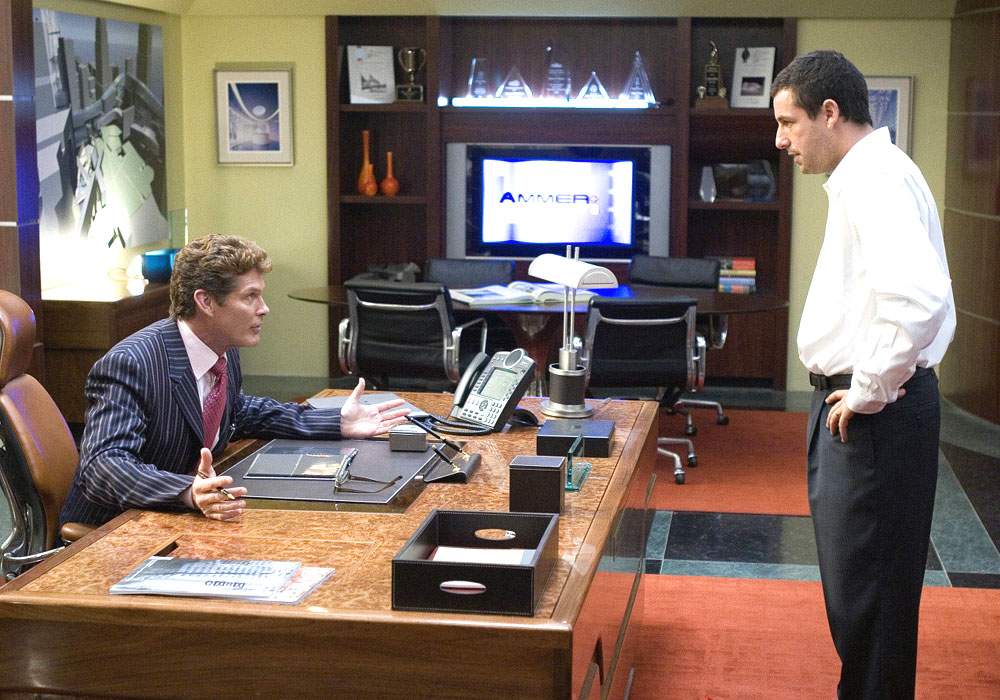 David Hasselhoff and Adam Sandler in Columbia Pictures' Click (2006)