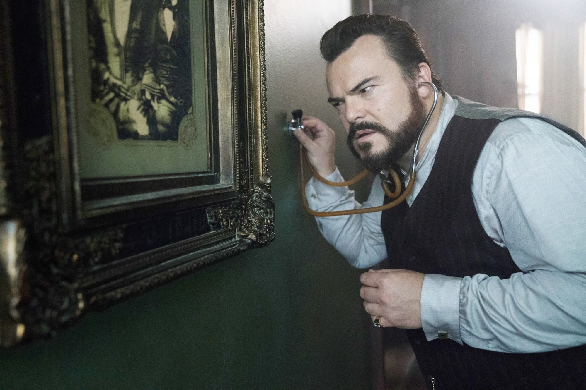 Jack Black stars as Jonathan Barnavelt in Universal Pictures' The House with a Clock in Its Walls (2018)