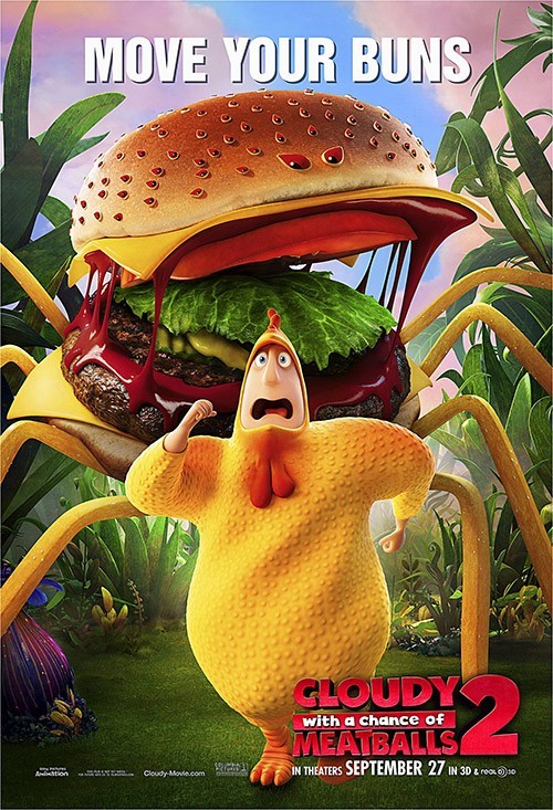 Poster of Columbia Pictures' Cloudy with a Chance of Meatballs 2 (2013)