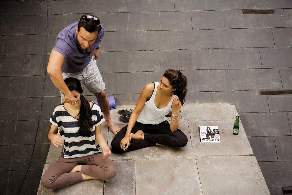 Diana Penty, Saif Ali Khan and Deepika Padukone in Eros International's Cocktail (2012)