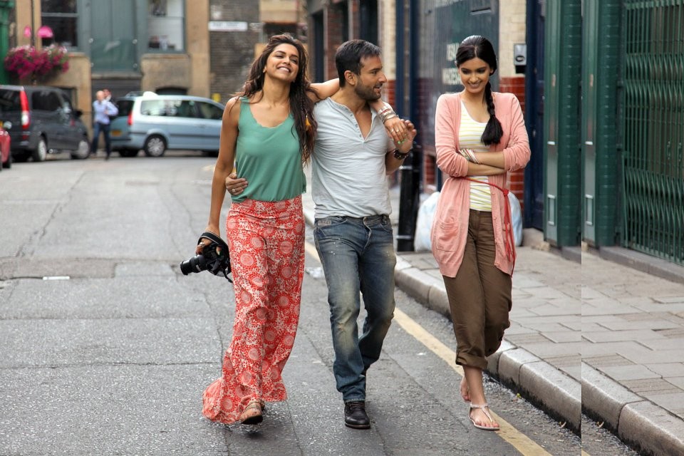 Deepika Padukone, Saif Ali Khan and Diana Penty in Eros International's Cocktail (2012)