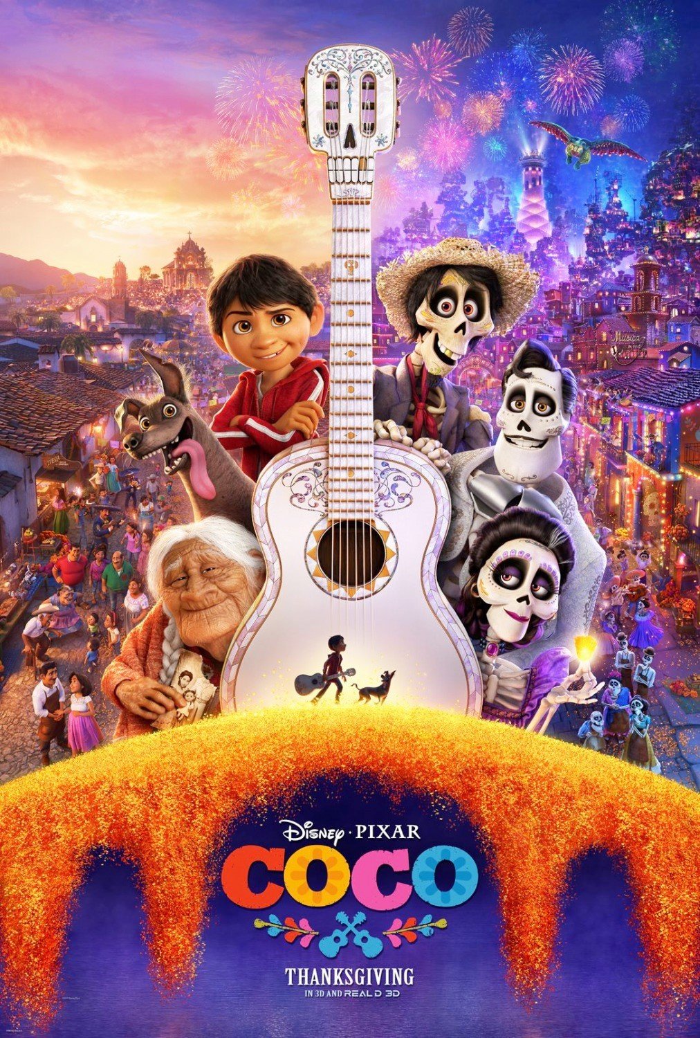 Poster of Walt Disney Pictures' Coco (2017)