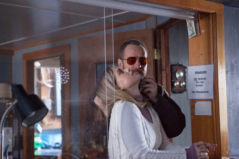 Alice Eve stars as Chloe and Bryan Cranston stars as Topo in Samuel Goldwyn Films' Cold Comes the Night (2014)
