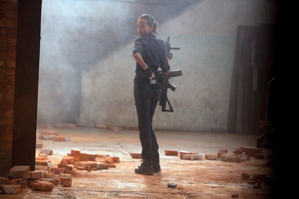 Zoe Saldana stars as Cataleya Restrepo in TriStar Pictures' Colombiana (2012)
