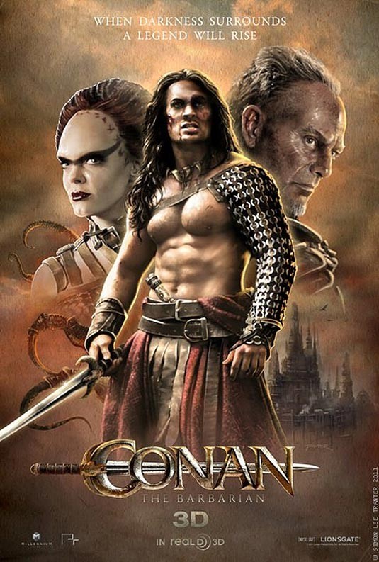 poster of Lionsgate Films' Conan the Barbarian (2011)
