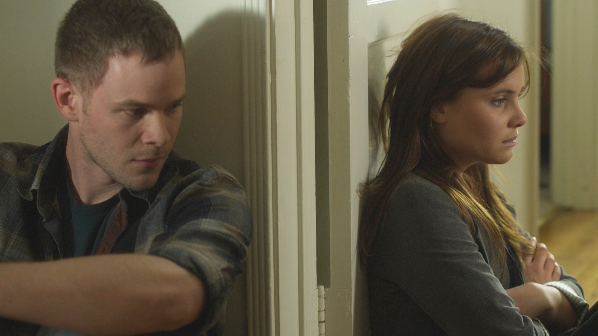 Aaron Ashmore stars as Eric and Leah Pipes stars as Carla in Tribeca Film's Conception (2012). Photo credit by Noah Rosenthal.