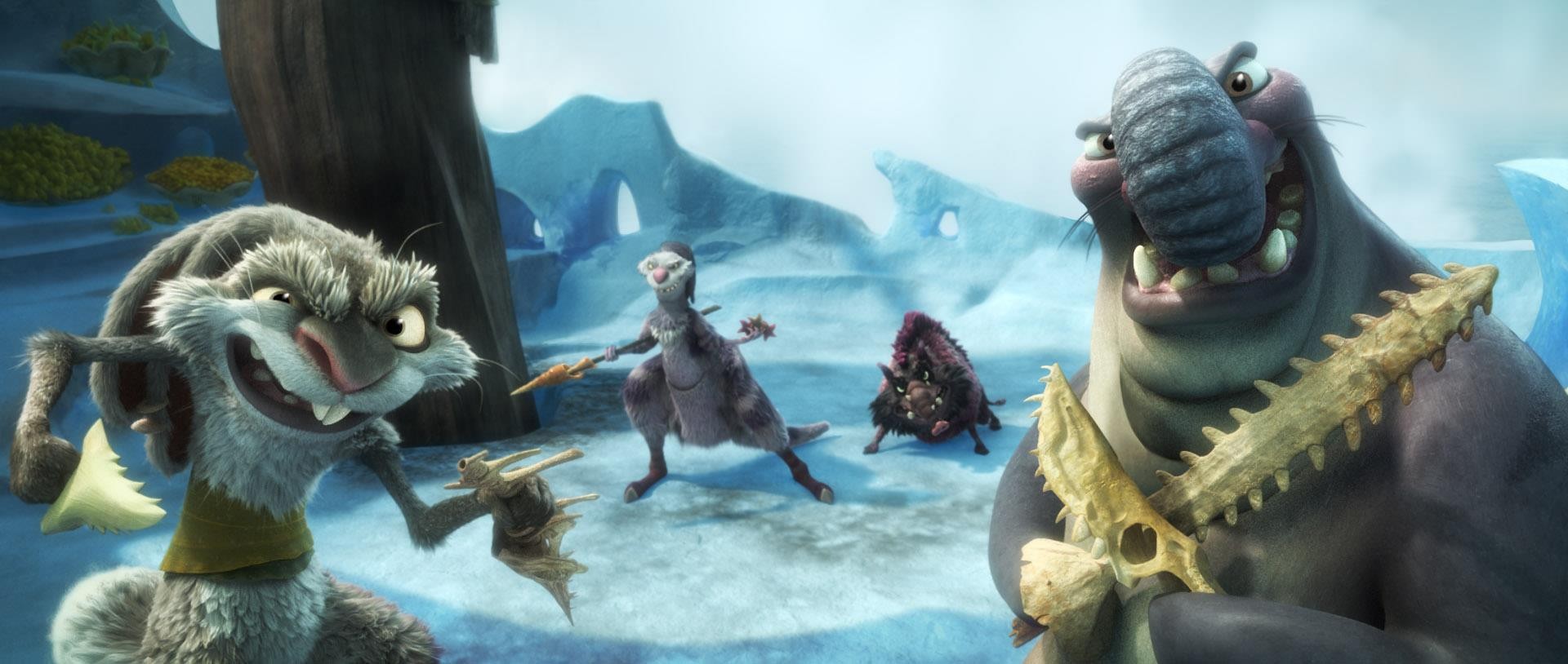 Squint, Raz and Flynn from 20th Century Fox's Ice Age: Continental Drift (2012)