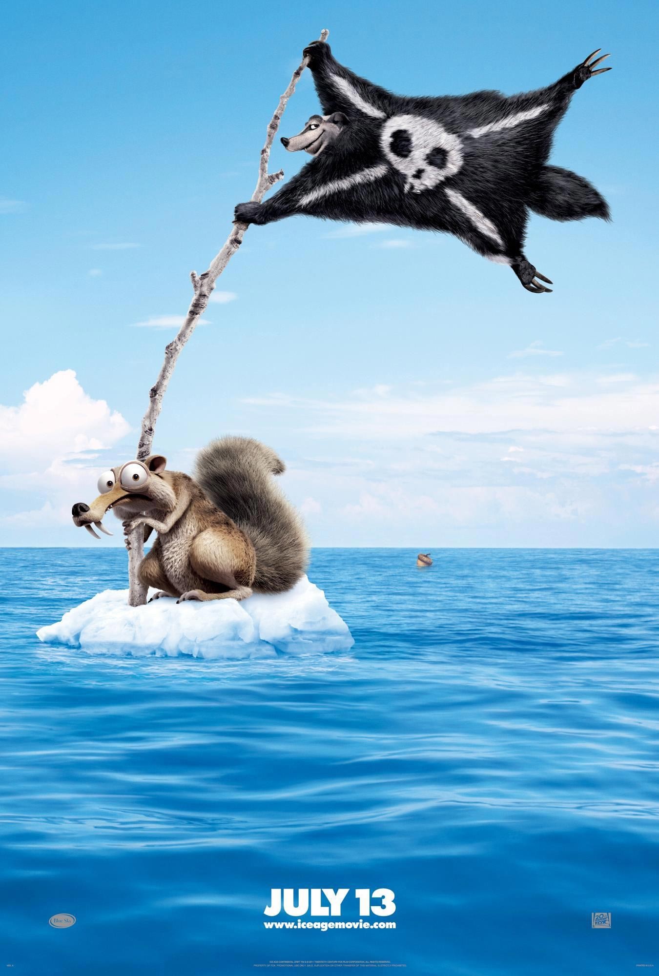 Poster of 20th Century Fox's Ice Age: Continental Drift (2012)