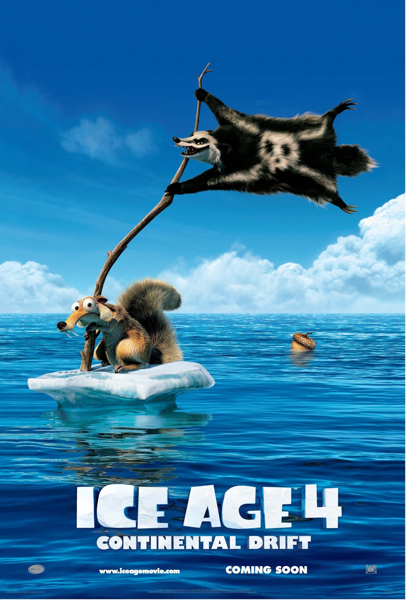 Poster of 20th Century Fox's Ice Age: Continental Drift (2012)