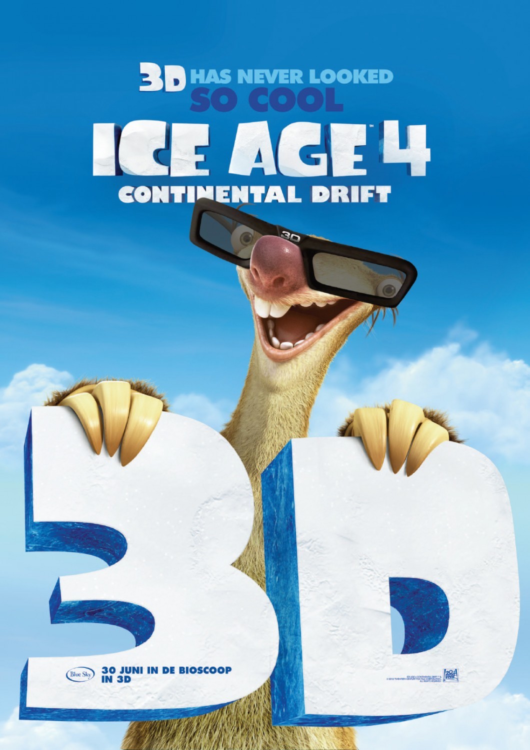 Poster of 20th Century Fox's Ice Age: Continental Drift (2012)