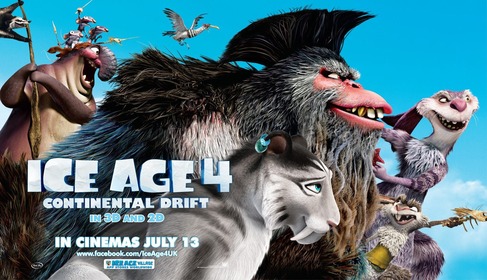 Poster of 20th Century Fox's Ice Age: Continental Drift (2012)