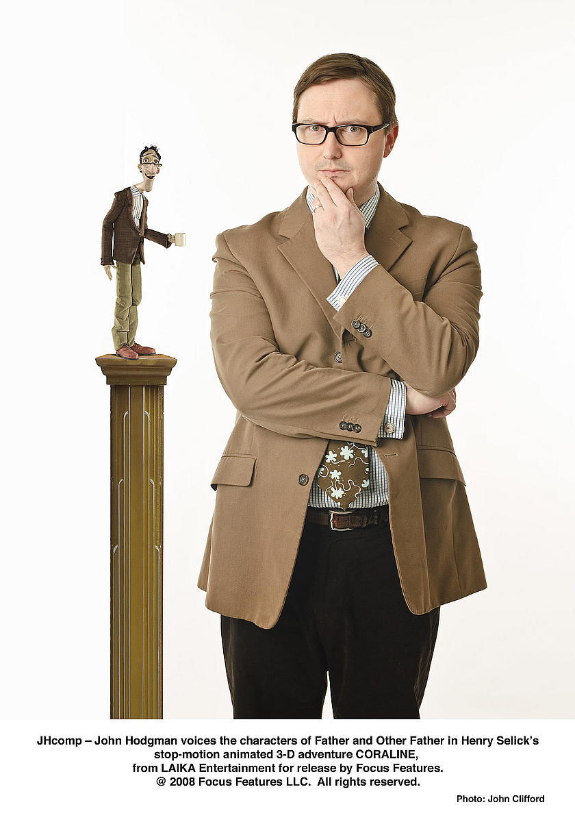 John Hodgman voices Father / Other Father in Focus Features' Coraline (2009). Photo credit by John Clifford.