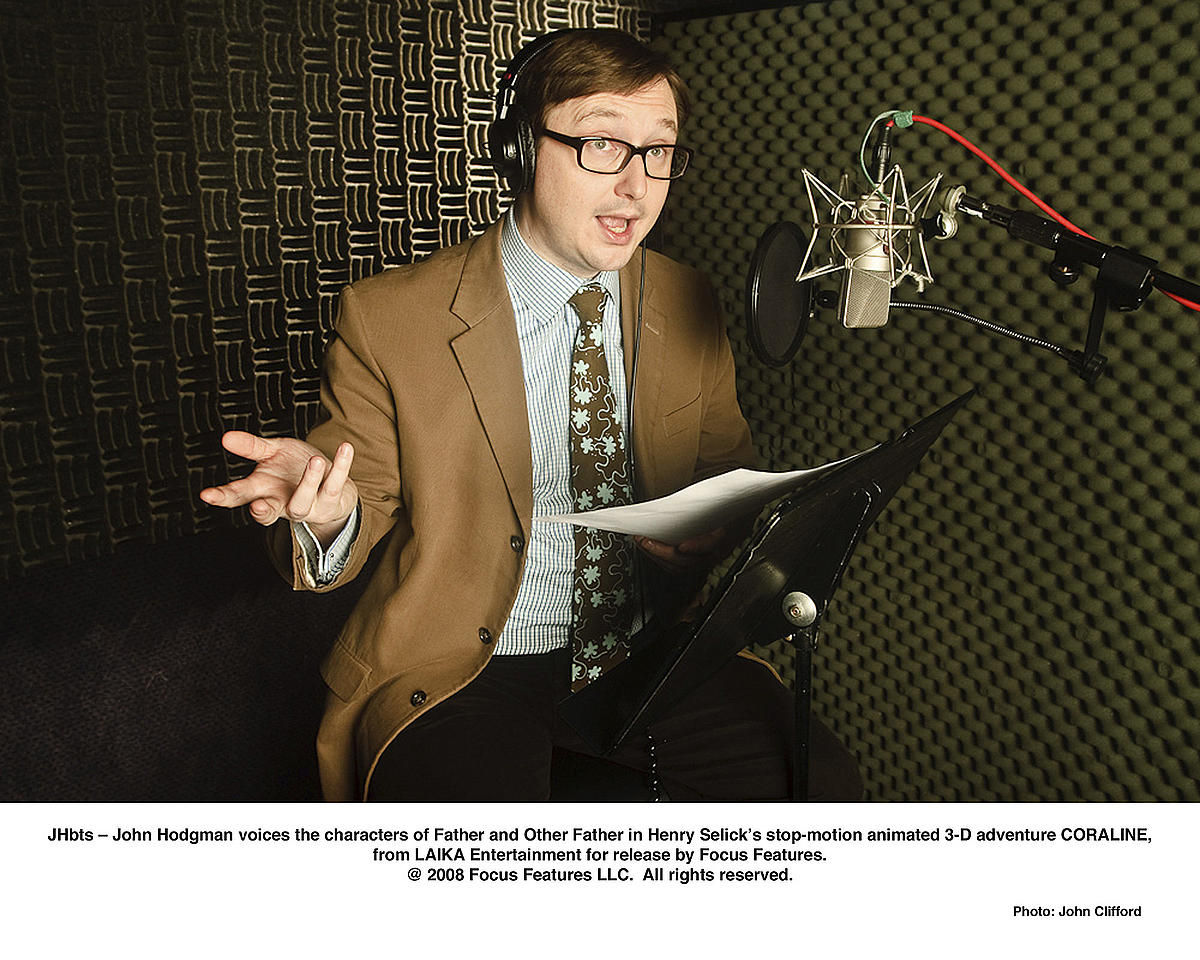 John Hodgman voices Father / Other Father in Focus Features' Coraline (2009). Photo credit by John Clifford.