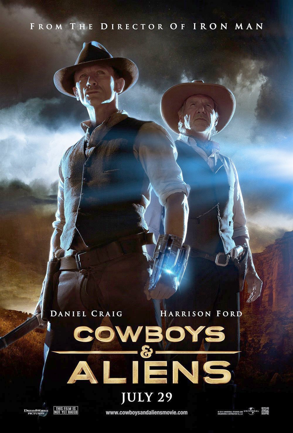 Poster of DreamWorks Pictures' Cowboys and Aliens (2011)