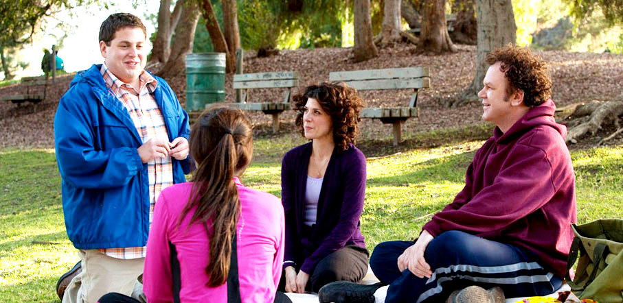 Jonah Hill, Catherine Keener, Marisa Tomei and John C. Reilly in Fox Searchlight Pictures' Cyrus (2010)