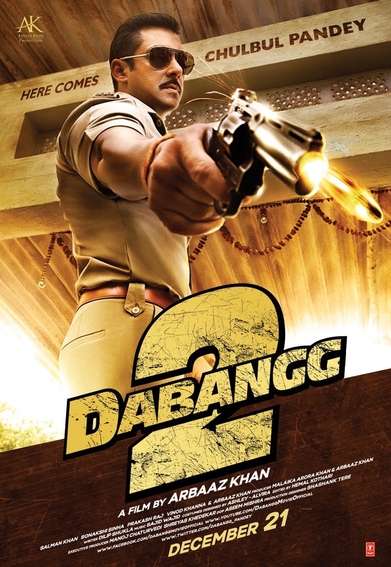 Poster of Eros International's Dabangg 2 (2012)