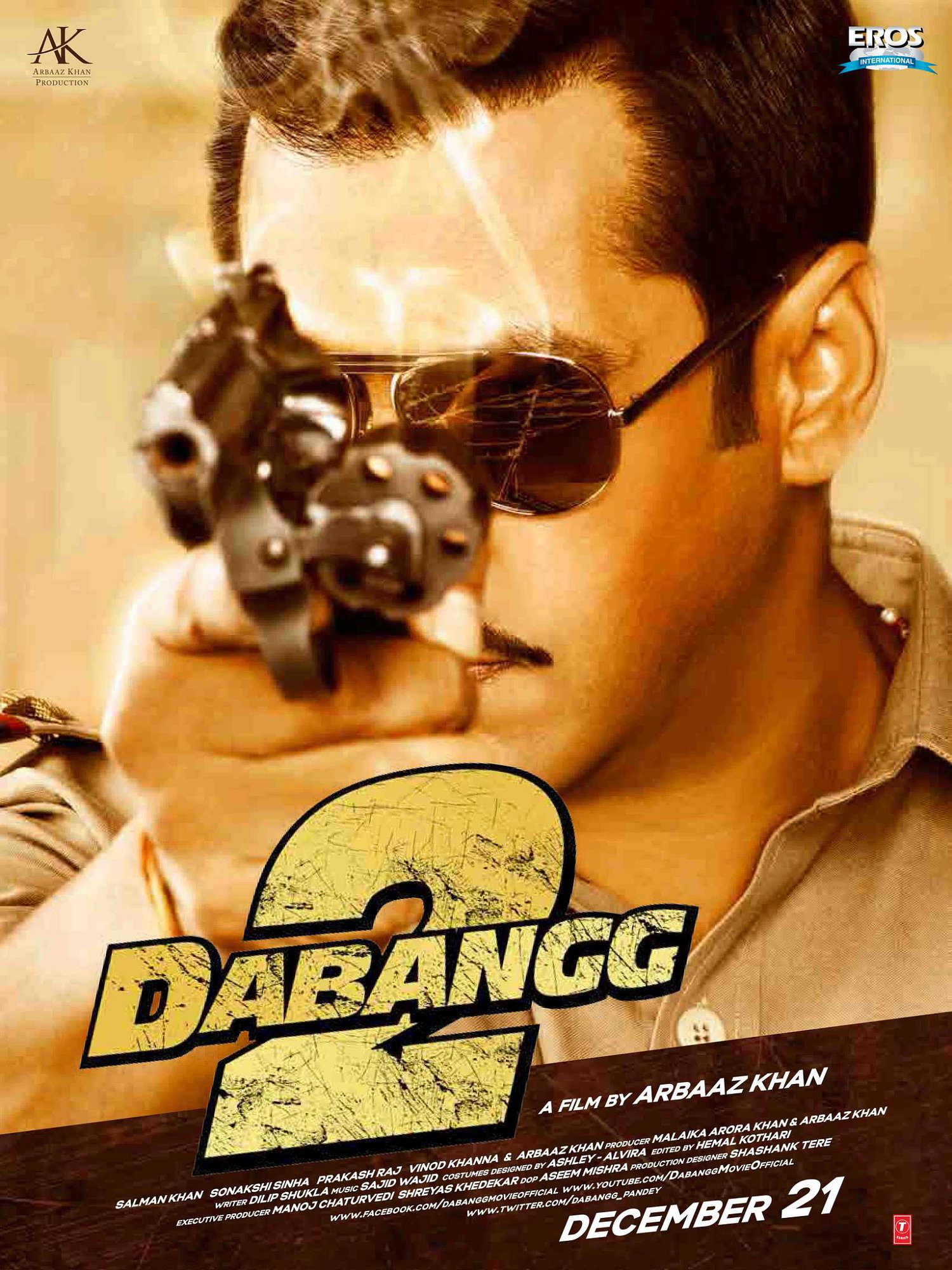 Poster of Eros International's Dabangg 2 (2012)