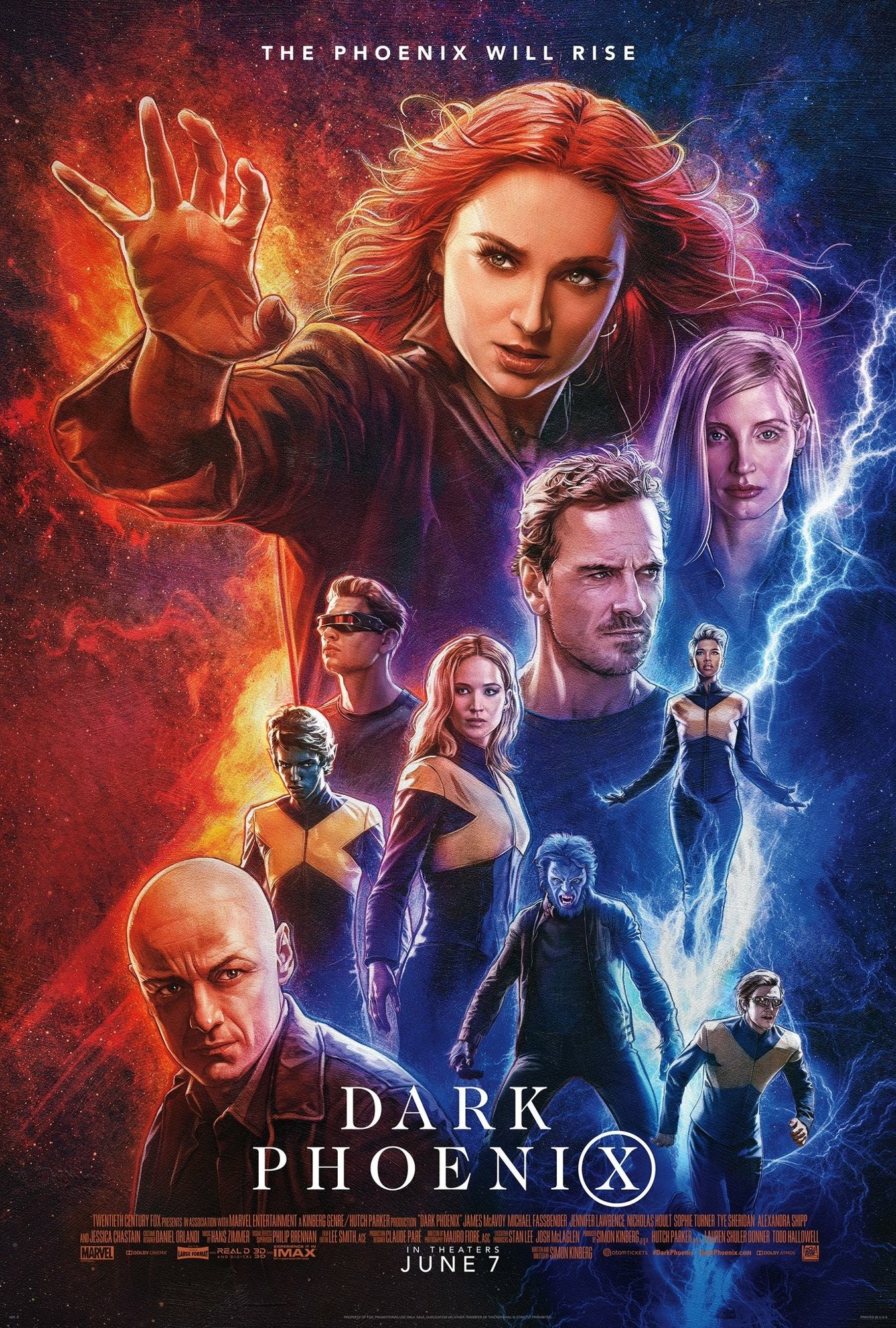 Poster of 20th Century Fox's Dark Phoenix (2019)