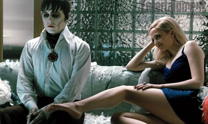 Johnny Depp stars as Barnabas Collins and Eva Green stars as Angelique Bouchard in Warner Bros. Pictures' Dark Shadows (2012)