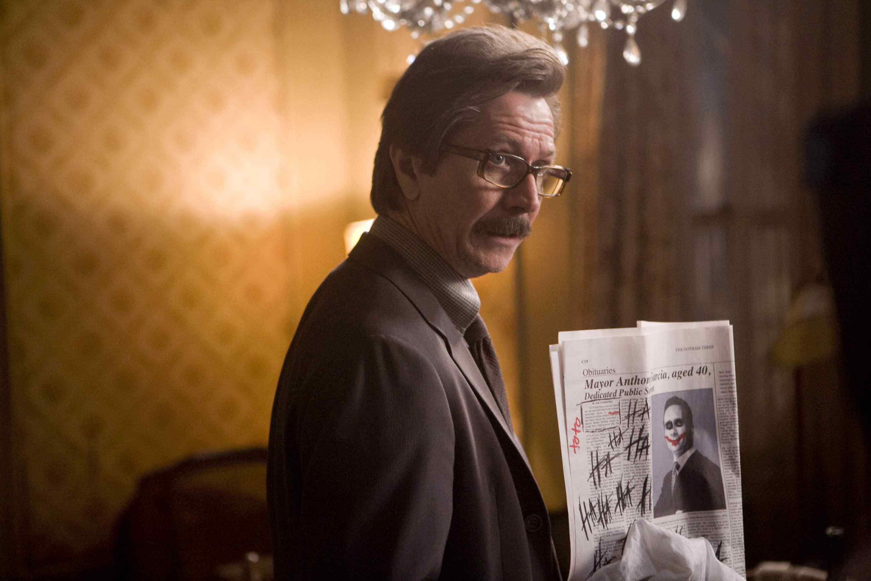 GARY OLDMAN stars as Lt. James Gordon in Warner Bros. Pictures' and Legendary Pictures' action drama 