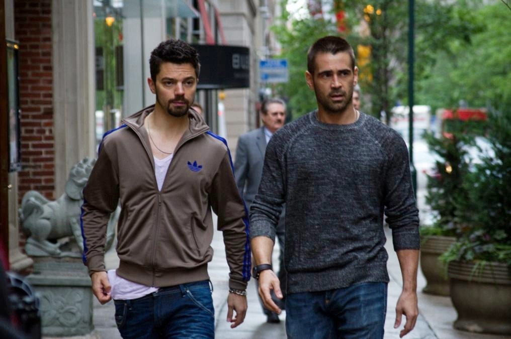 Dominic Cooper and Colin Farrell (stars as Victor) in FilmDistrict's Dead Man Down (2013)