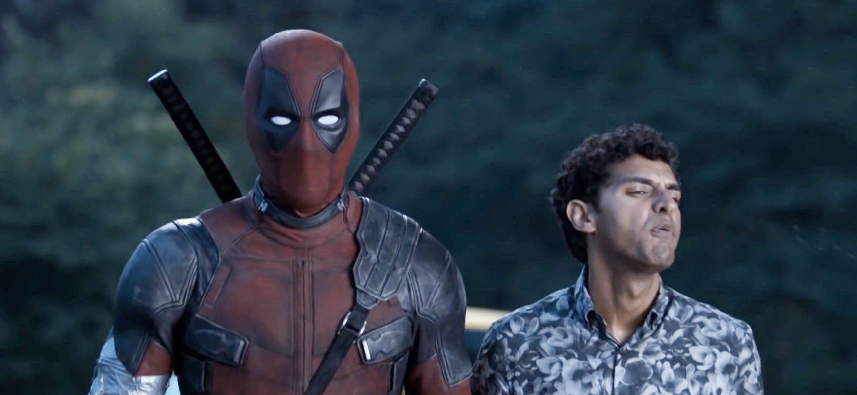 Deadpool and Dopinder (Karan Soni) from 20th Century Fox's Deadpool 2 (2018)