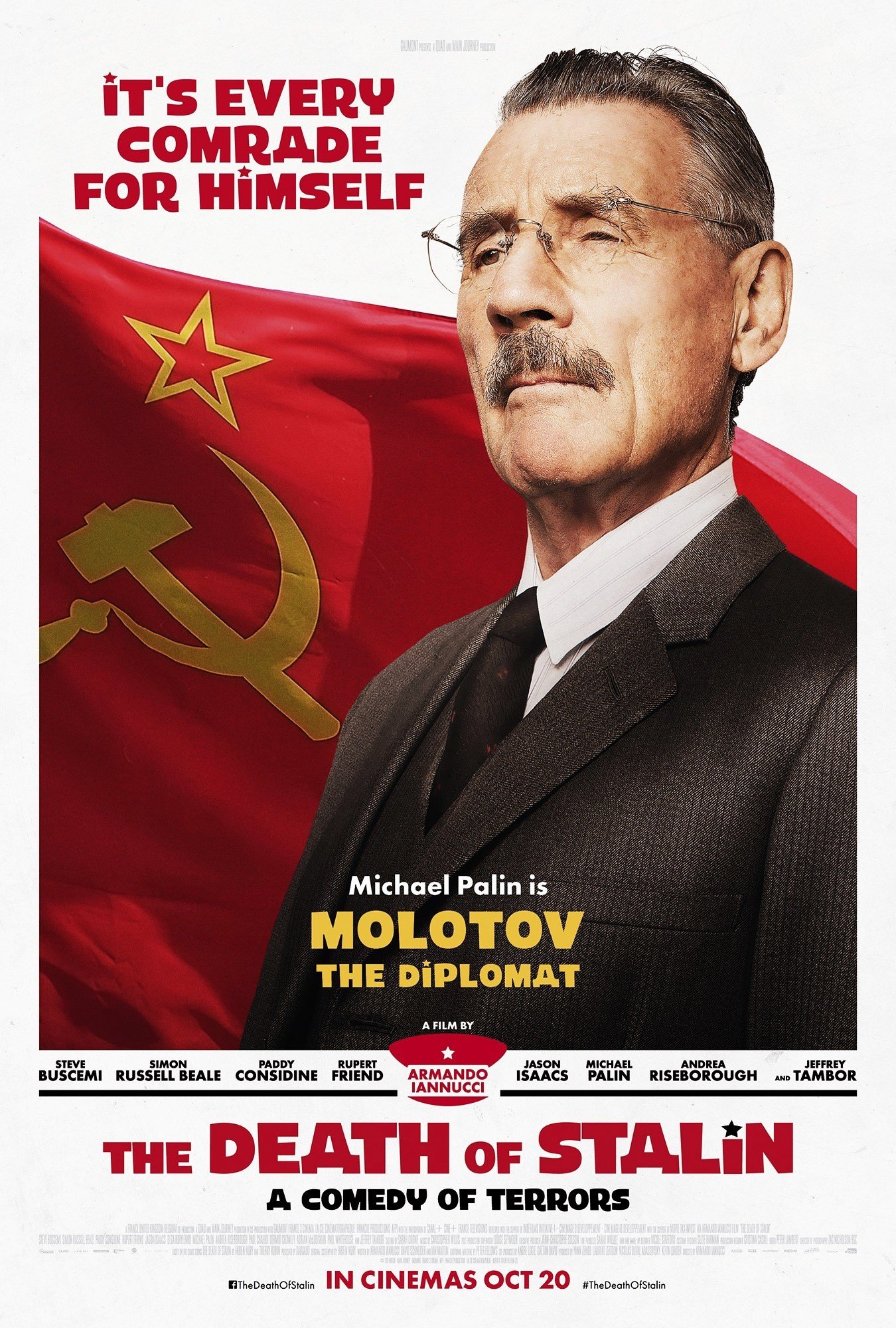 Poster of IFC Films' The Death of Stalin (2017)