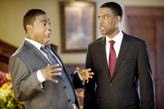 Tracy Morgan stars as Norman and Chris Rock stars as Aaron in Screen Gems' Death at a Funeral (2010)