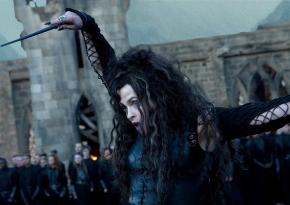Helena Bonham Carter stars as Bellatrix Lestrange in Warner Bros. Pictures' Harry Potter and the Deathly Hallows: Part II (2011)