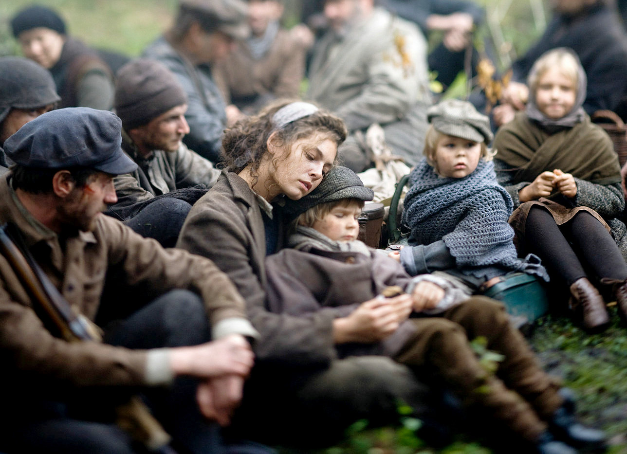 Alexa Davalos stars as Lilka and George MacKay stars as Aron Bielski in Paramount Vantage's Defiance (2009)