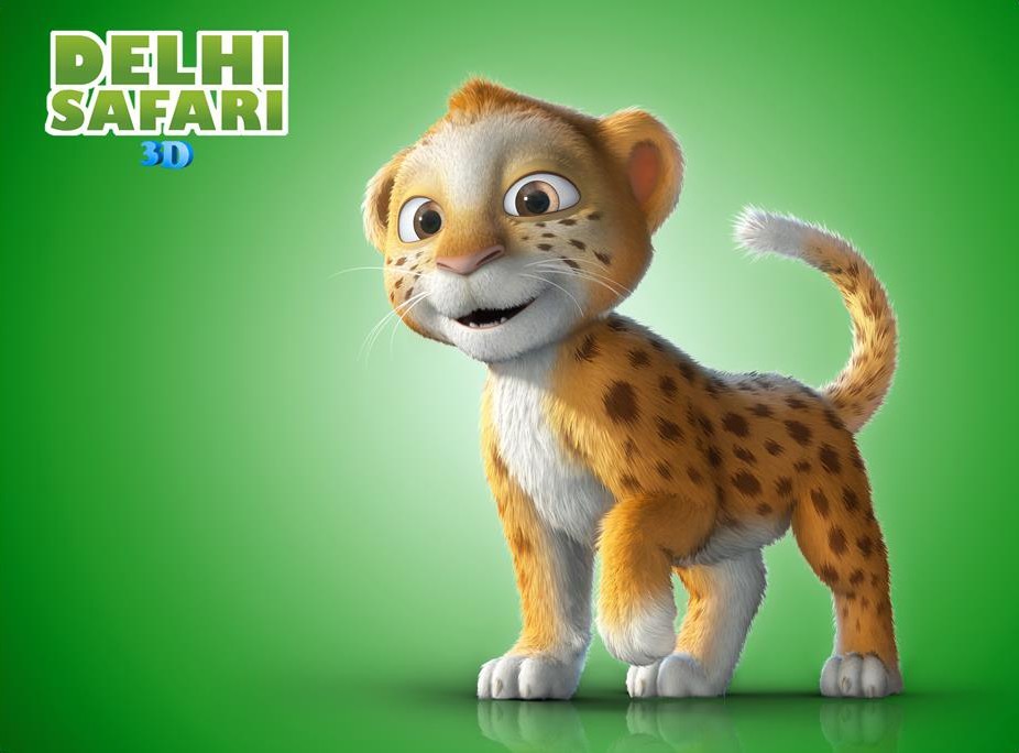 Yuvi the Cub from Applied Art Productions' Delhi Safari (2012)