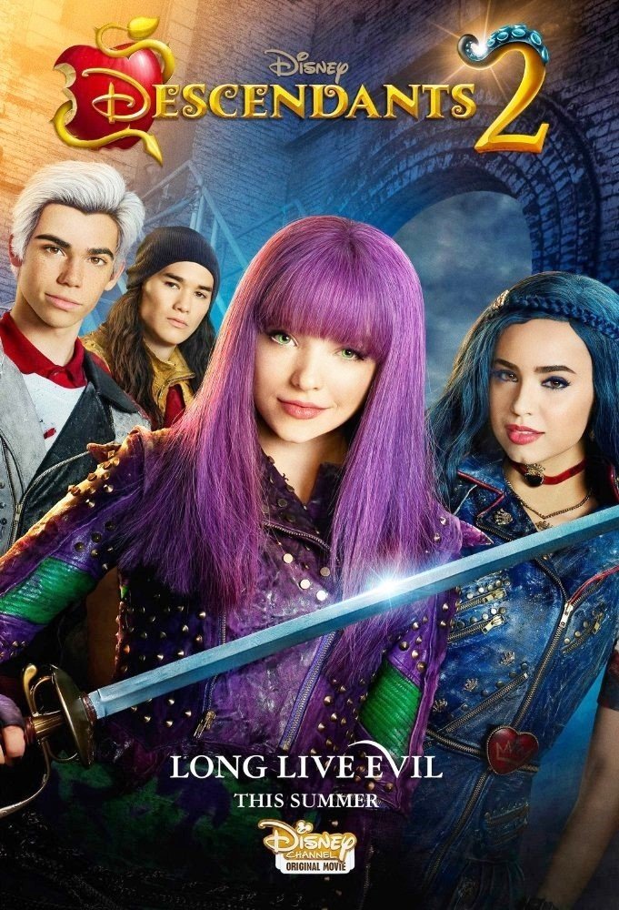 Poster of Disney Channel's Descendants 2 (2017)